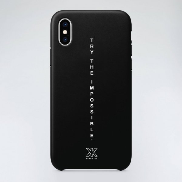 Quote telefoonhoesje zwart