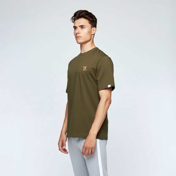 Brush tee chest | army green