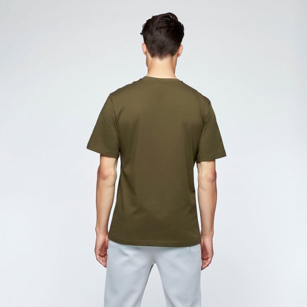 Brush tee chest | army green