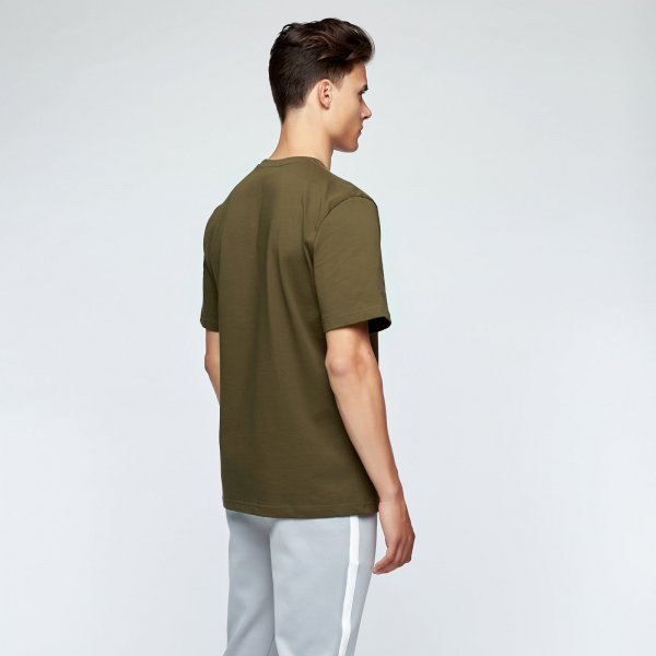 Brush tee chest | army green