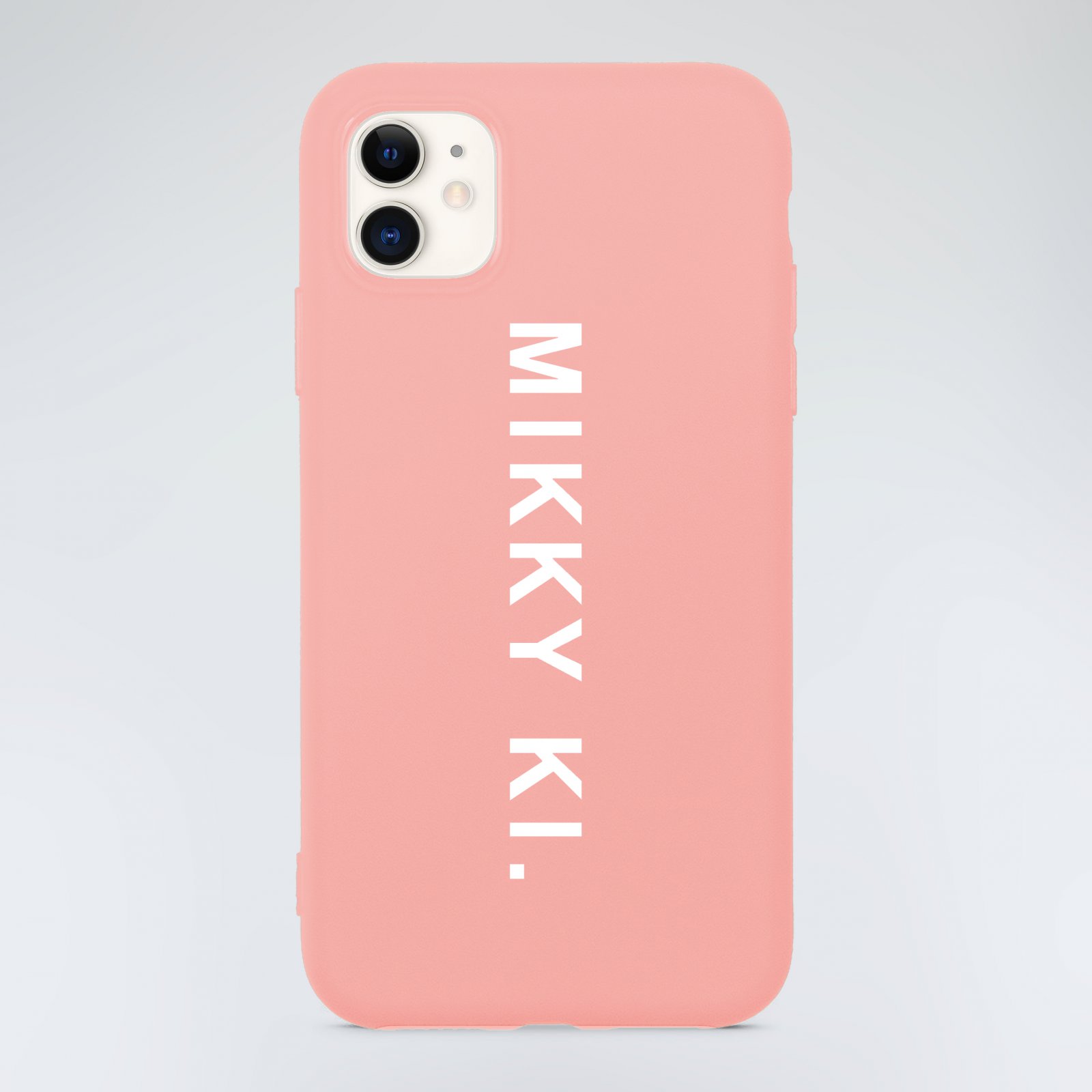 Gewoon Compatibel met Raap bladeren op MIKKY KI. telefoonhoesje roze / MIKKY KI