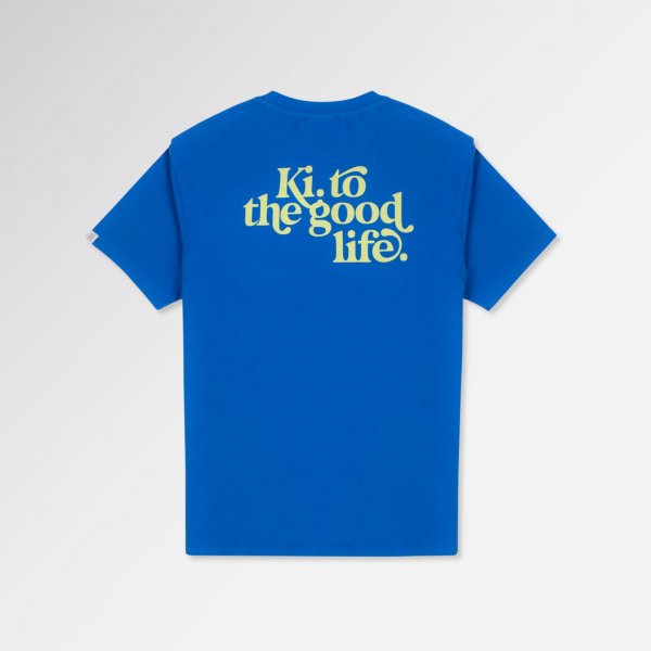 Good life tee back | blue