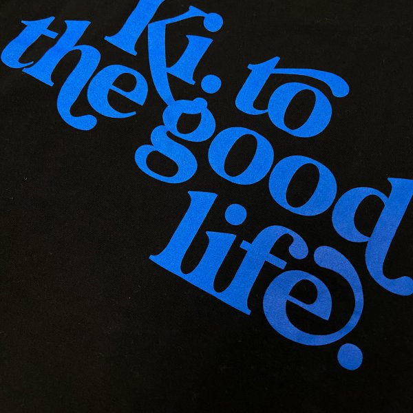 Good life tee back | black