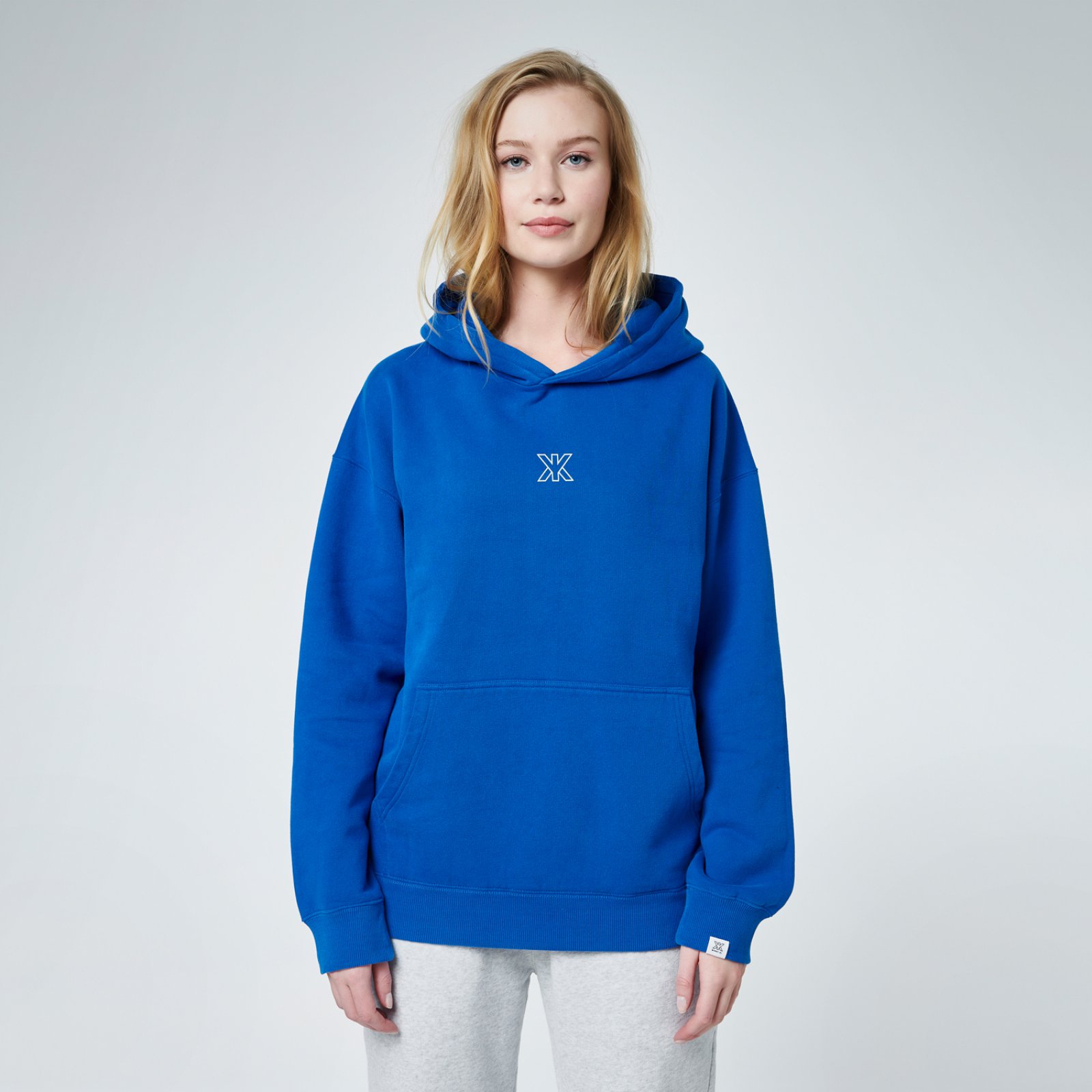 KI. hoodie back | blue / MIKKY KI