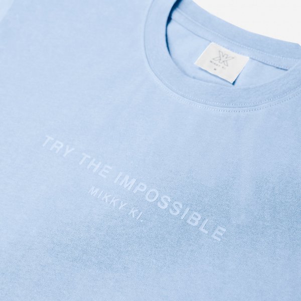 Quote tee light blue | unisex