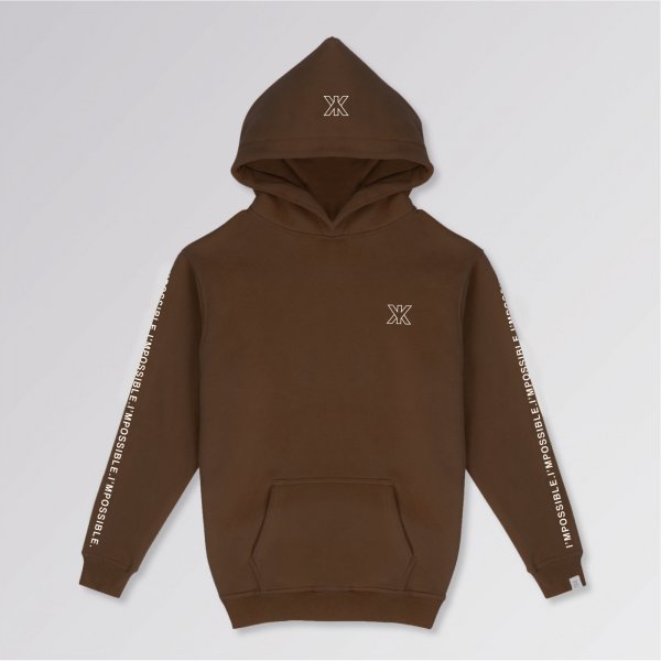 I'mpossible hoodie brown | unisex